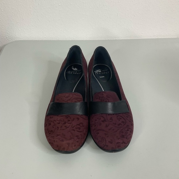 Dansko Oksana Maroon Skip On Shoes Size 39 - Picture 2 of 7